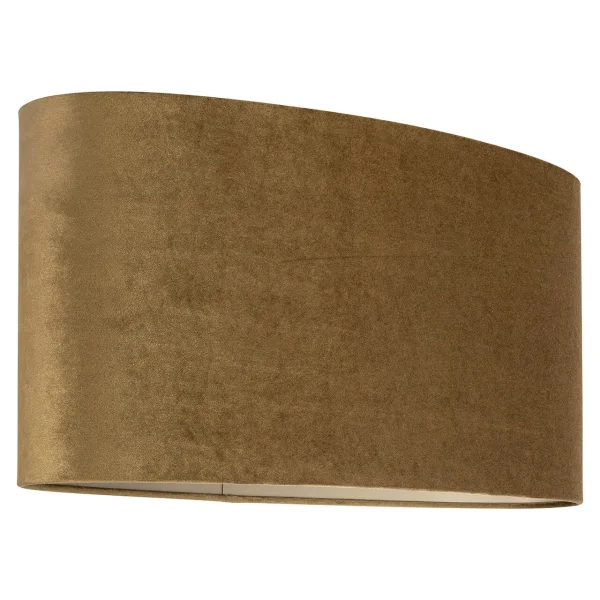 Richmond Lampenkap Addy Velvet, 60 x 25cm - Goud