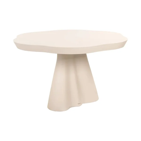 Richmond Organische Eettafel Urban Bloom 140cm - Wit