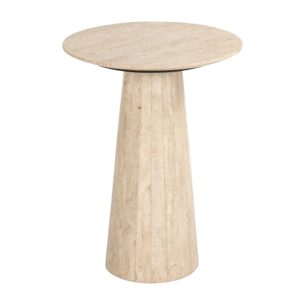 Richmond Ronde Bijzettafel Cavo Marmer, 45cm - Beige