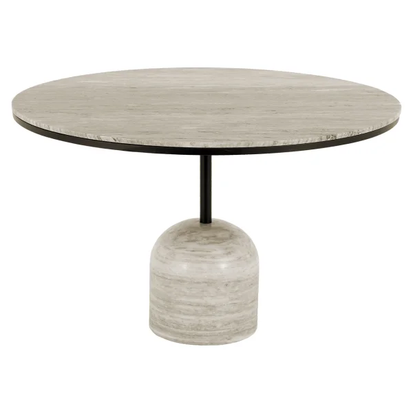 Richmond Ronde Eettafel Duncan Marmer, 120cm - Wit