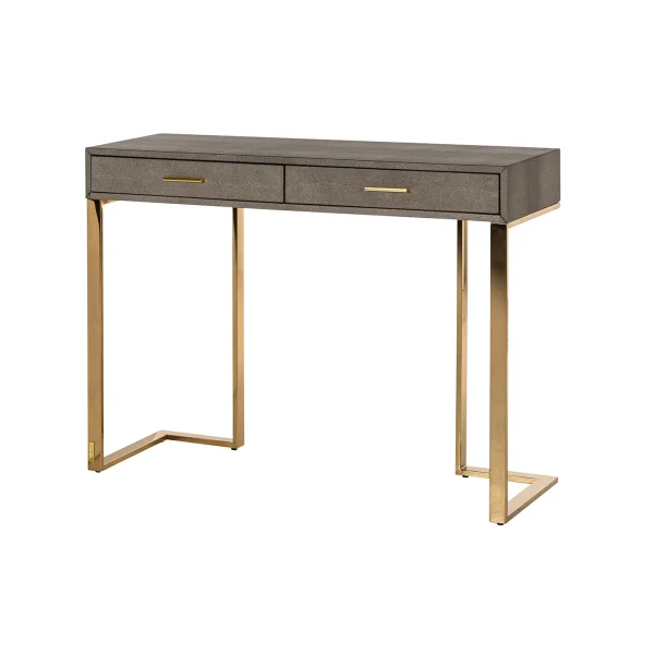 Richmond Sidetable Marie-Lou 110cm, met 2 laden - Goud