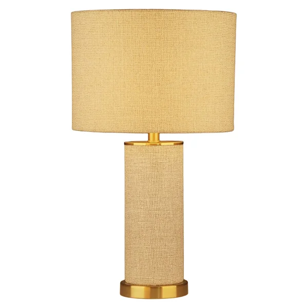 Richmond Tafellamp Joline Linnen, 60cm - Beige