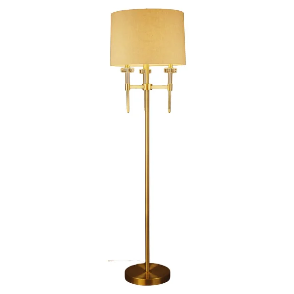 Richmond Vloerlamp Josie 161cm hoog - Brushed Gold