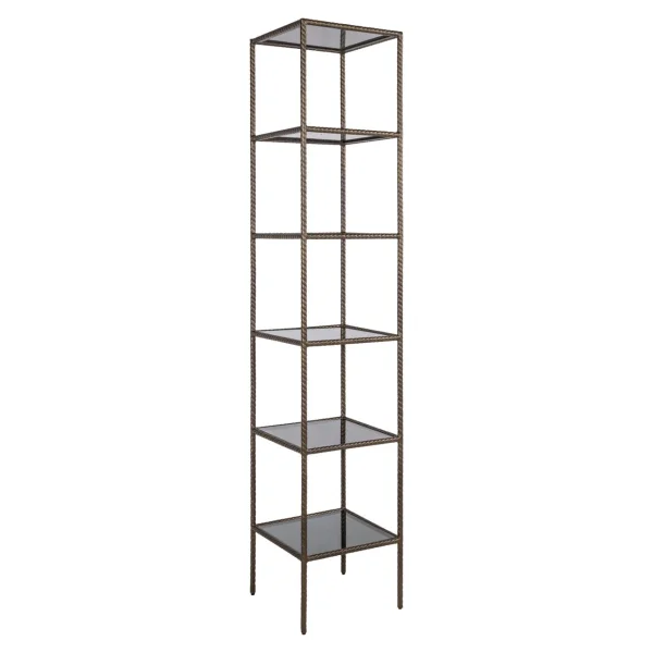 Richmond Wandrek Sheridon Glas en ijzer, 200 x 40cm - Goud