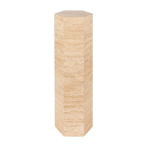 Richmond Zuil Vespin Travertin, 90cm hoog - Beige