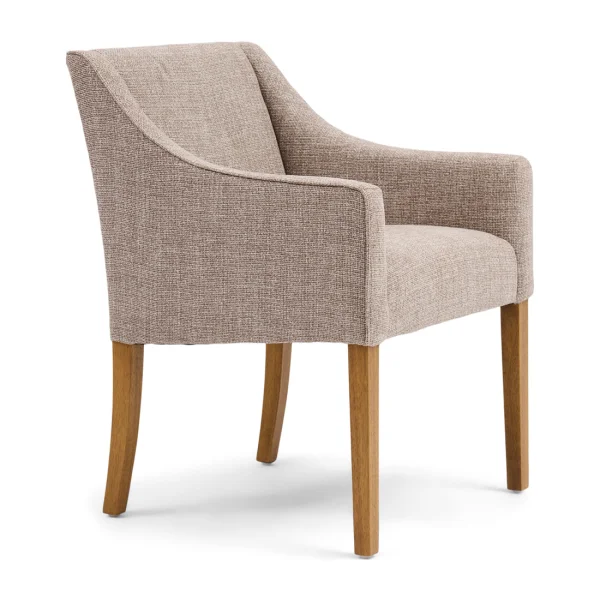 Rivièra Maison Eetkamerstoel Savile Row Chenille Jacquard - Bright Taupe