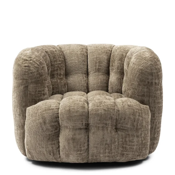 Rivièra Maison Fauteuil Arosa Chenille - Taupe