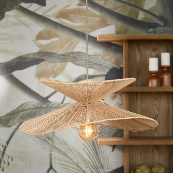 Rivièra Maison Hanglamp Bayu Riet, 65cm - Naturel