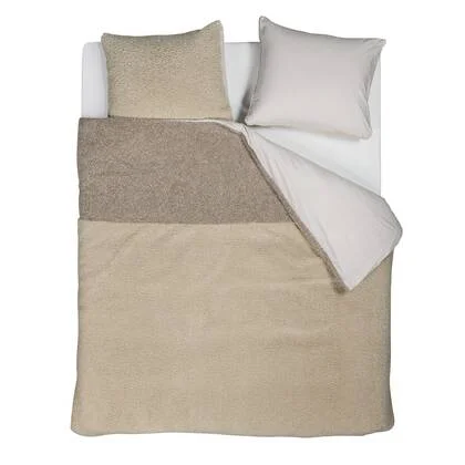 Rivièra Maison Huggle Dekbedovertrek 200 x 200/220 cm - Zand