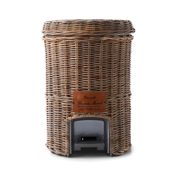 Rivièra Maison Prullenbak Rustic Rattan Classic Rattan - Bruin