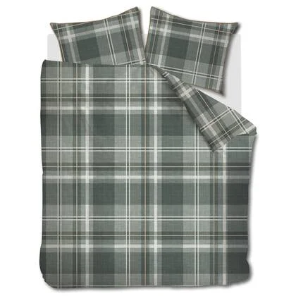 Rivièra Maison Tartan Check Dekbedovertrek 240 x 200/220 cm - Groen