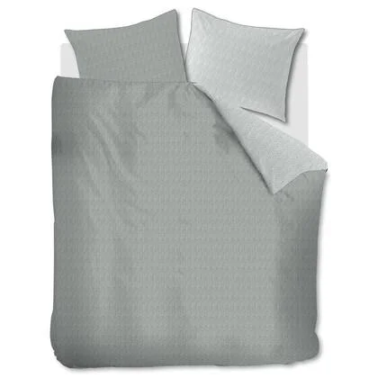 Riviera Maison Twisted dekbedovertrek - 260x200|220 - Grijsgroen