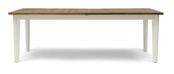 Rivièra Maison Verlengbare Eettafel Xavier Eikenhout en populierenhout, 230/330 x 90cm - Wit