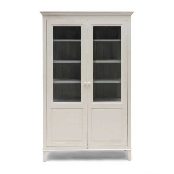 Rivièra Maison Vitrinekast Bedford Mangohout, 220 x 135cm - Wit