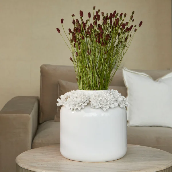 Riviera MaisonVaas Flourishing Keramiek, 35cm - Wit