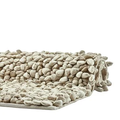 Rocca Badmat Linen | 60 x 100 cm | Beige | Katoen | Polyester