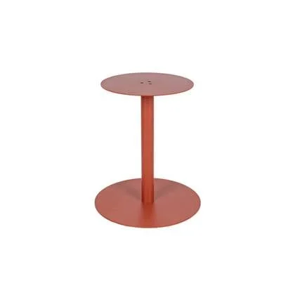 ronde metalen tafelpoot Portland roestbruin