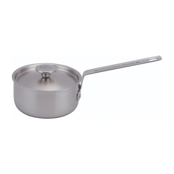 Ronneby Bruk Inox steelpan roestvrij met deksel 1,2 l