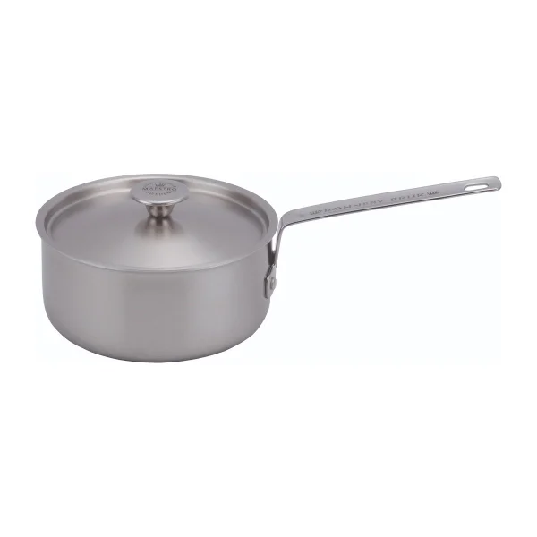 Ronneby Bruk Inox steelpan roestvrij met deksel 2,4 l