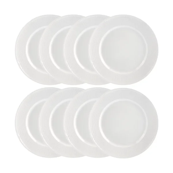 Rörstrand Swedish Grace bord Ø27 cm 8-pack - Sneeuw (wit) Swedish Grace bord Ø27 cm 8-pack - Sneeuw (wit)