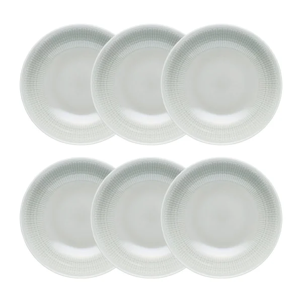 Rörstrand Swedish Grace diep bord 6-pack Dimma (grijs) Mist (grijs)