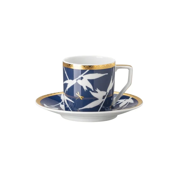 Rosenthal Rosenthal Heritage Turandot espressokopje met schoteltje Blauw