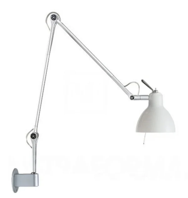 Rotaliana - Luxy W2 Wandlamp Alu/Rood