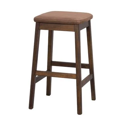 Rowico Home Livermore Houten Barkruk Donkerbruin - 68 cm