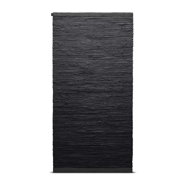 Rug Solid Cotton vloerkleed 140 x 200 cm. Charcoal