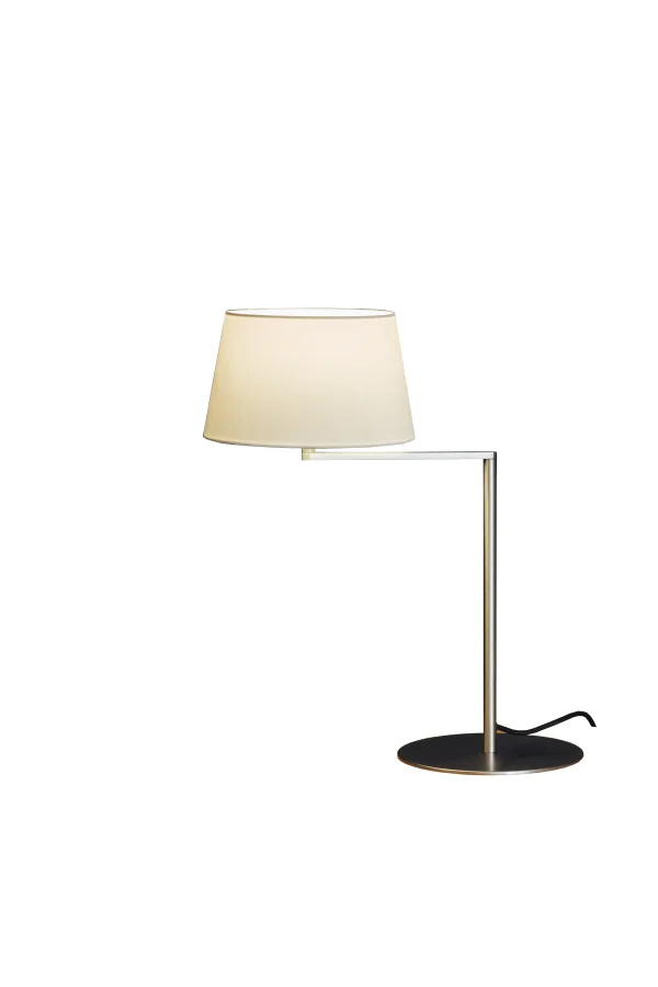 Santa & Cole Americana Tafellamp - wit linnen