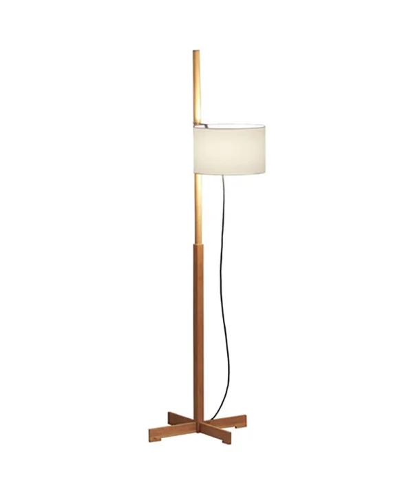 Santa & Cole - TMM Vloerlamp Oak/White Met diffuser