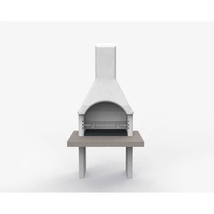 Sarom Fuoco - Betonnen barbecue - PIAVE - 80 x 103 x 198 cm