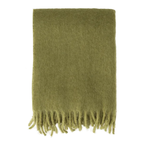 Scandi Living Dune mohair plaid 130x170 cm Olive