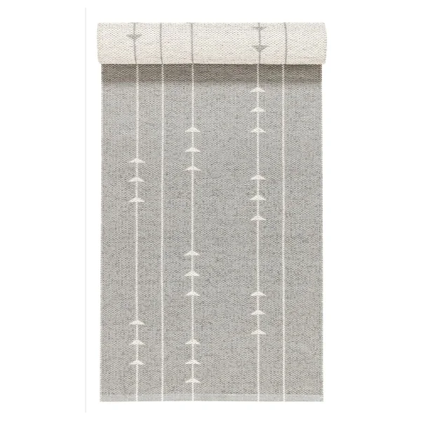 Scandi Living Fir vloerkleed concrete (grijs) 70 x 150 cm.