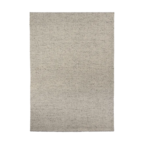 Scandi Living Furrow vloerkleed natuurwit/grijs 200x300 cm