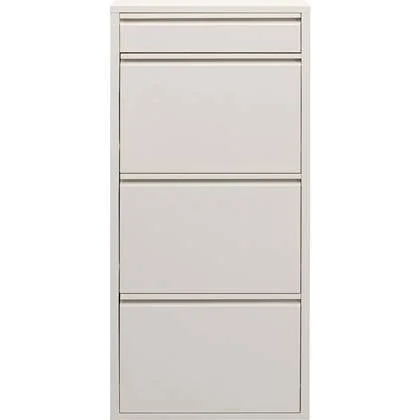 Schoenenkast Caruso creme 3+1 laden Kare Design