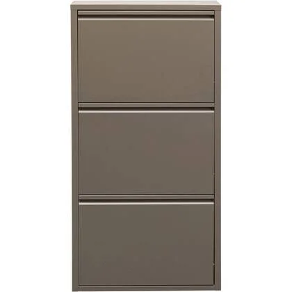 Schoenenkast Caruso taupe 3 laden Kare Design