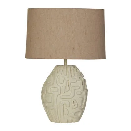 Searchlight Adelaide Tafellamp - Crème