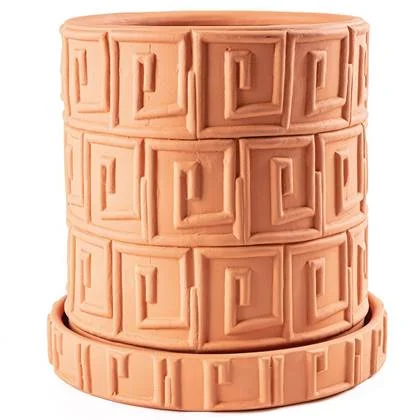 Seletti Magna Graecia Greca bloempot terracotta