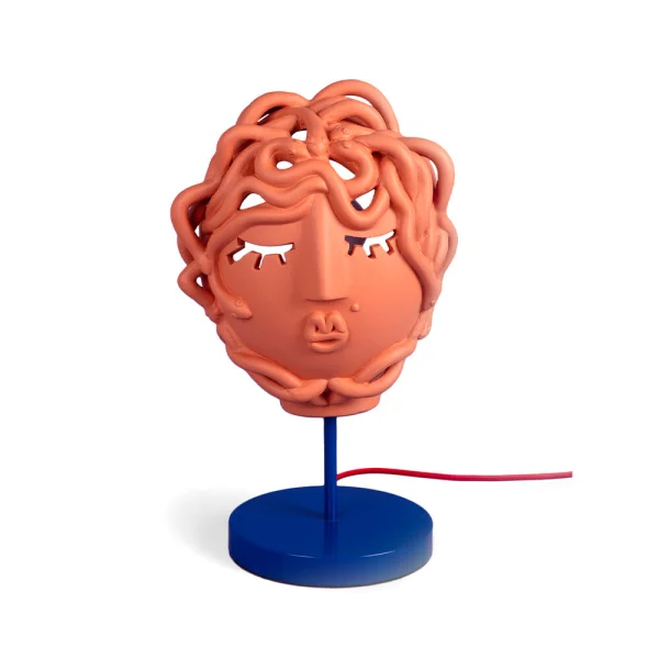 SELETTI - Medusa Mask Tafellamp Terracotta