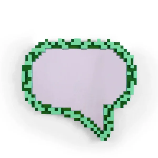 SELETTI - Message Pixel Spiegel Groen