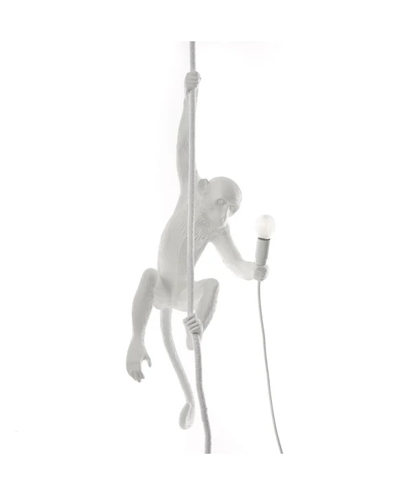 Seletti - Monkey With Rope Hanglamp Wit