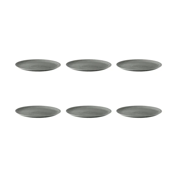 Seltmann Weiden Terra bord Ø27,8 cm 6-pack Pearl Grey