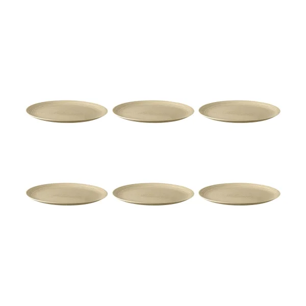 Seltmann Weiden Terra bord Ø27,8 cm 6-pack Sand Beige