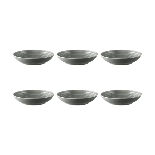 Seltmann Weiden Terra diep bord Ø21,2 cm 6-pack Pearl Grey