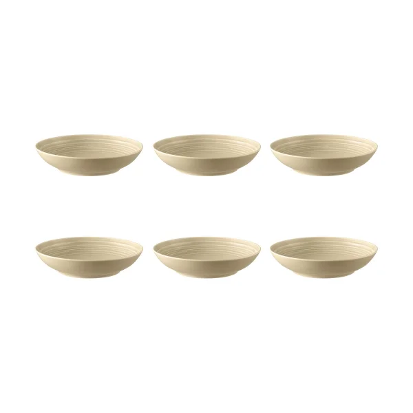 Seltmann Weiden Terra diep bord Ø21,2 cm 6-pack Sand Beige