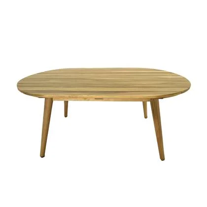 Sens-Line - Lissabon Sidetable Ovaal - Bruin -97x57x40- Acaciahout