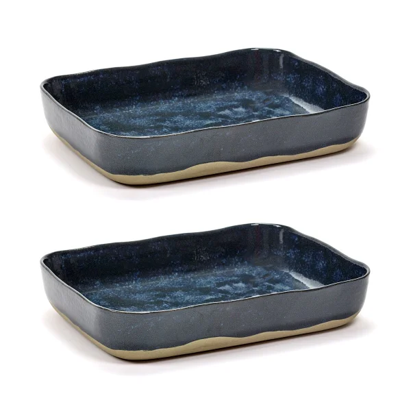 Serax La Nouvelle Table ovenschaal No10 22x30 cm 2-pack Blue