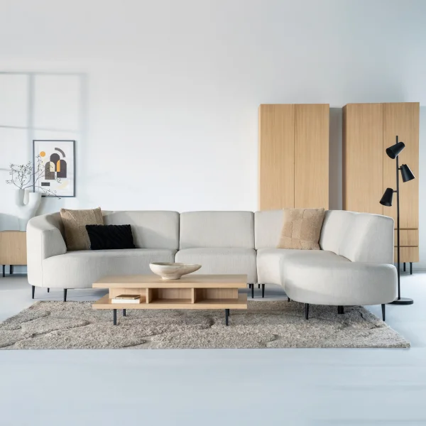 SEVN Hoekbank Diane Rechts - Crème