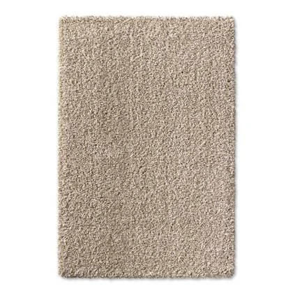 Shaggy Prime Hoogpolige loper Shaggy Prime - wit|beige - 80x230 cm